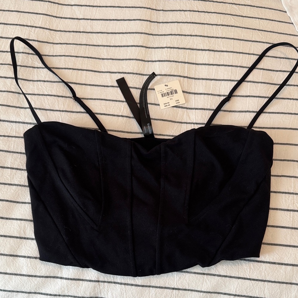 Anthropologie Black Camisole Top